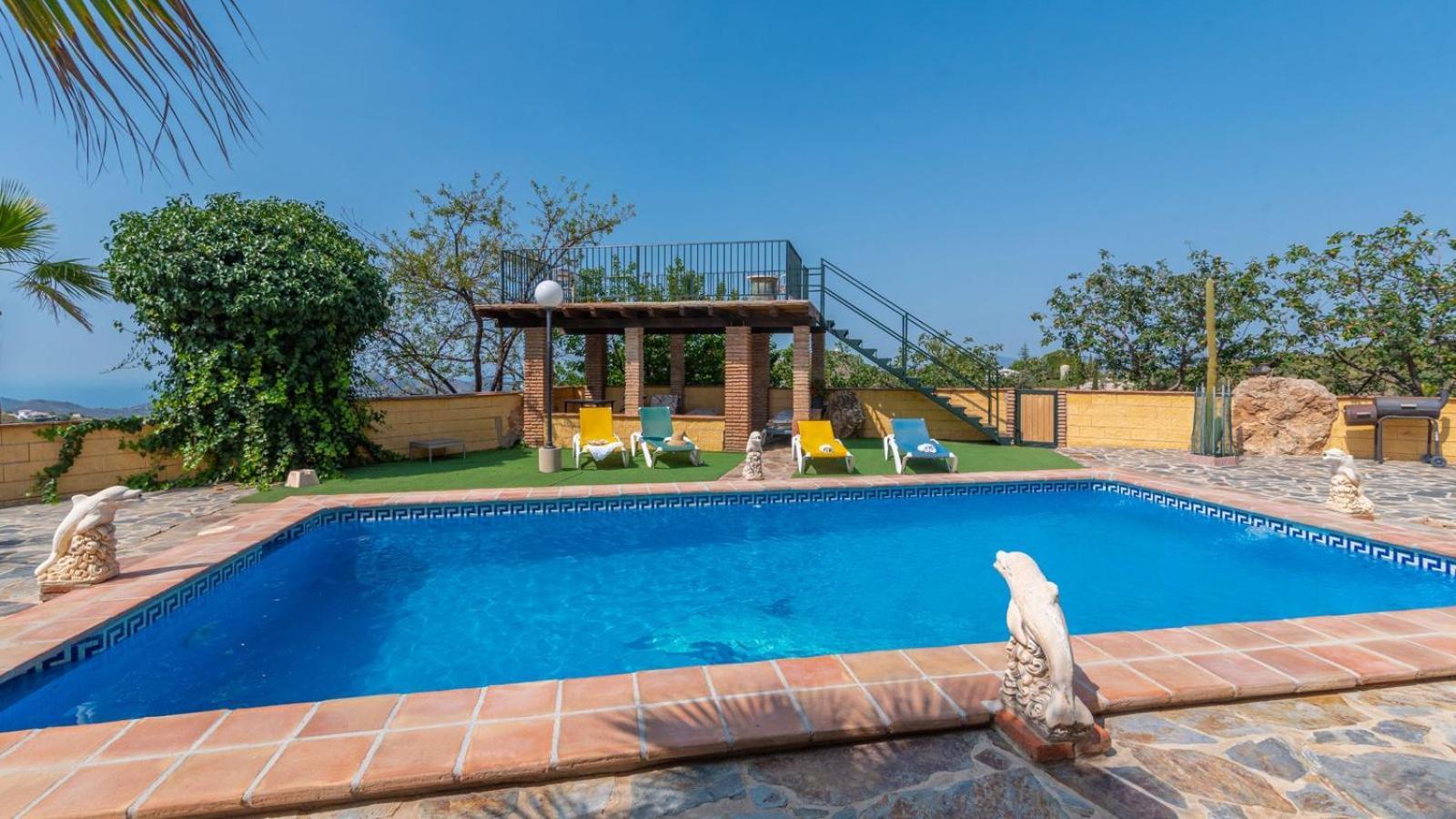 Villa Paraiso Andaluz Sedella By Ruralidays מראה חיצוני תמונה